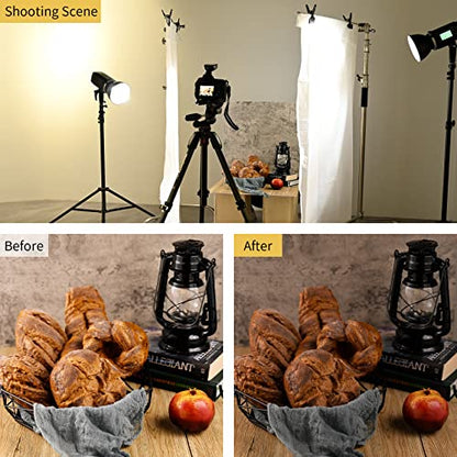 Meking Diffusion Fabric Light Silk White Seamless Nylon 4.3 x 1.8 Yard /4 x 1.7M Foldable Diffusion Sheet for Light Tent, Strobe Light, Lighting Light Modifier and Other Photographic Equipment - size: 4 Yard x 67 Inch