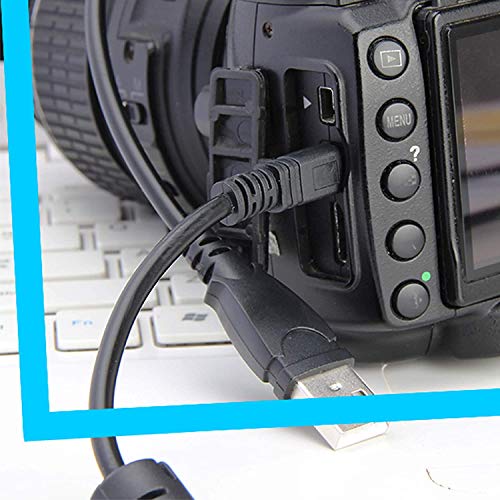 Replacement USB Camera Transfer Data Sync Charging Cable Cord for Nikon Coolpix A300, A10, A100, L29, L31, L32, UC-e16 UC-E23, UC-E17, Nikon Camera SLR DSLR D3300 D750 D5300 D7200 D3200 & More