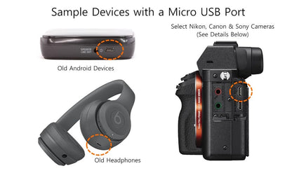 3FT USB C to Micro USB Data Transfer & Charge Cable for Old Devices/Phones | Micro USB for Old Devices & Android Phones | USB-C for MacBook, iPhone 15-17, Samsung, LG, Moto, PC Laptop with a USBC Port
