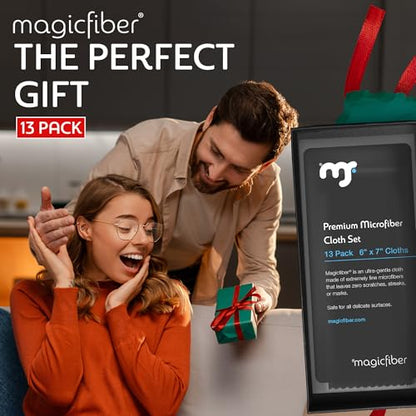 MagicFiber Microfiber Cleaning Cloth, 13 Pack - Premium Cloth for Glasses, Lens, Screens & More - size: 13 PACK