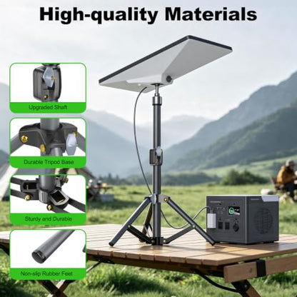 for Starlink Mini Tripod Mount, Adjustable Height Stand Tripod Mounting kit Adapter Compatible with Starlink Mini Accessories for Outdoor Camping, Travel, Rv