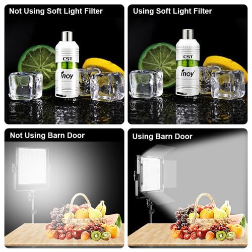 GVM LED Video Light Panel, 40W Bi-Color Photography Lighting with 22000 Lux/0.5m, CRI 97+, 3200K-5600K 672 LED Beads, Continuous Lighting for YouTube TikTok Streaming Portrait Studio Filming