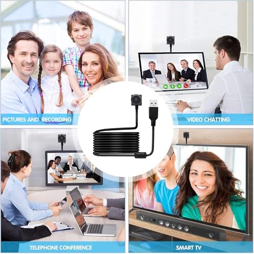 1080P Webcams Eye Contact Computer Camera Center Cam with Microphone 120°Wide-Angle Mini USB Cameras Webcam for Zoom/Skype/Teams, Conferencing/Calling/Gaming Laptop