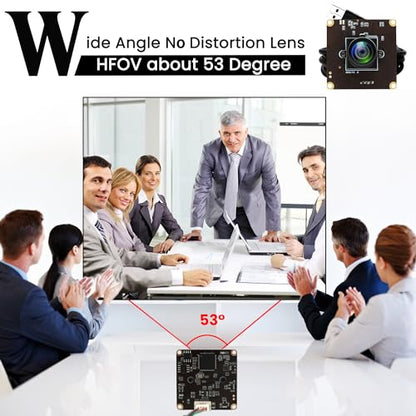 USB 260fps High Speed 110 Wide Angle No Distortion Lens Camera Module 2MP USB UVC Video Lightburn Industrial Camera Plug and Play for Laptop Raspberry Pi Jetson Nano - color: 110Degree Wide Angle Lens Camera Module