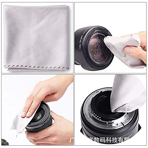Professional Camera Cleaning Kit, Sensor Cleaning Kit with Air Blower Cleaning Pen Cleaning Cloth for Most Cameras Mobile Phone Laptop, for Camera/Optical Lens and Digital SLR Cameras