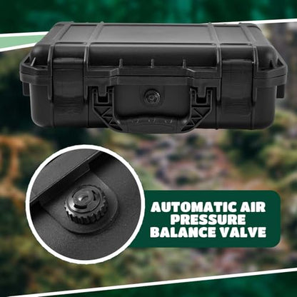 Relaxweex 16.34 x 12.4 x 6.5 Inch Waterproof Hard Case with DIY Customizable Foam Detachable Shoulder Strap and Utility Knife Waterproof Protective Case for Cameras, Lenses or Microphones, Equipments - size: 16.34 x 12.4 x 6.5 Inch