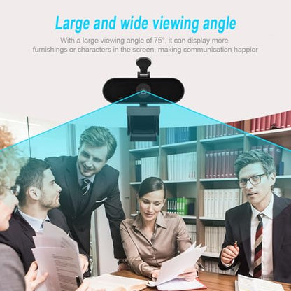 Yoidesu 2K Webcam for PC, PDAF Auto Focus Camera with Microphone, Plug and Play USB Webcam with Privacy Cover for Meeting, Calling, Streaming, Zoom, Skype Etc.