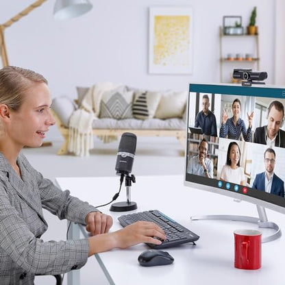 AVerMedia 4K webcam for PC, Gaming Camera for Streaming, Video Calls, Built-in Mic, Privacy Cover, for Teams, Google Meet, Zoom, OBS and more, for PC/Mac - PW513 Live Streamer CAM - style: 4K30 Fixed Focus