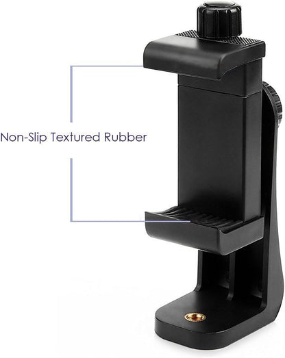 Phone Tripod Mount Adapter/Universal Tripod Phone Holder Stand, Fits Any Smartphone, 1/4" Screw, Rotating Vertical & Horizontal, Compatible with for Selfie Stick Monopod - style: 1) Rotating Phone Mount