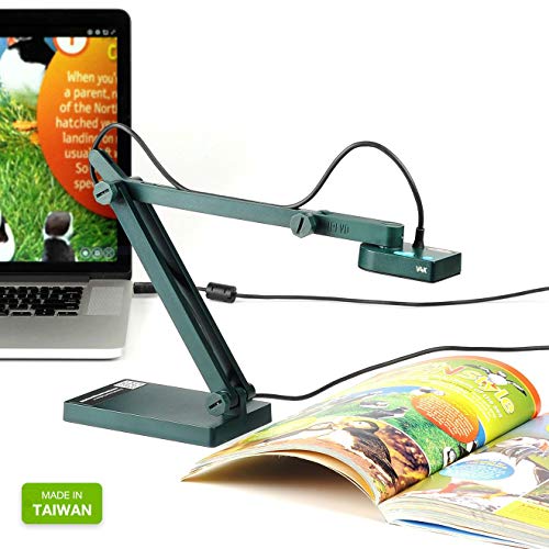 IPEVO V4K Ultra High Definition 8MP USB Document Camera — Mac OS, Windows, Chromebook Compatible for Live Demo, Web Conferencing, Distance Learning, Remote Teaching, Green - size: 8 Megapixel