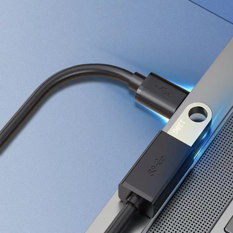 2 Pack 1.65FT USB 3.0 Extension Cables Type A Male and Female Extension Cables can Withstand Fast Data Transfer and are Compatible with Keyboards, mice, Hard Disk Drives, USB hubs, and More.