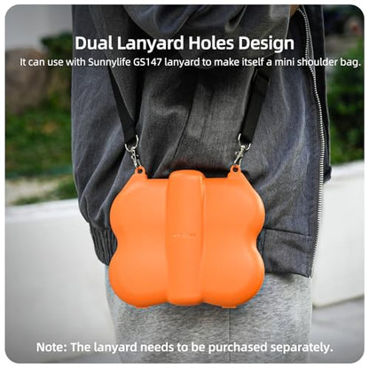 Case for DJI NEO 2, Protective Carrying Case Butterfly Compatible with 2 Batteries & Digital Transceiver Accessories for DJI NEO 2 (Orange)