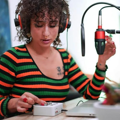 ESI cosMik 10 Studio Condenser Mic: Cardioid, Low Noise, Ideal for Vocals, Instruments, Streaming, with Stand & Cable - style: cosMik 10 XLR Microphone