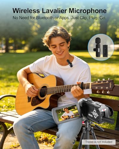 4K Video Camera Camcorder 48MP 60FPS UHD for YouTube Vlogging 18X Digital Zoom 3" IPS 270° Flip Screen Video Camcorder with Wireless Lavalier Microphone, 32GB SD Card, 2 Batteries and Remote Control
