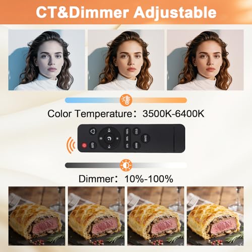 Softbox Lighting Kit 2pack,Thoslatay16x16in Soft Box Upgrade 85W 2700-6400K 100-240V LED Bulbs Professional Photography Lighting Kit, Photo Studio Lights for Photoshoot/Video Recording/Live Streaming