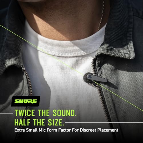 Shure MoveMic Two Kit, Pro Wireless Lavalier Microphones with Camera Receiver for DSLR, iPhone, Android, Mac, PC, 24-Hour Charge (MV-Two-KIT-Z7) - style: Two Channel Kit