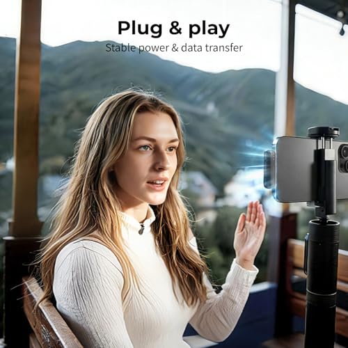 SMALLRIG S70 Mic Lightning Wireless Receiver S70RX-L for iPhone/for iPad, Professionally Tuned by Grammy Winner for Broadcast-Quality Sound in Vlogging, Live Streaming & Content Creation (Black) - color: Black