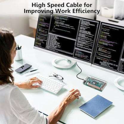 HDMI to Mini HDMI Cable 4 FT, High Speed HDMI to Mini HDMI Cable, Bi-Directional 2.0 Cord, 4K@60Hz, Compatible with Camera, Camcorder, Tablet and Graphics Card, Laptop, Raspberry Pi Zero W, Projector - size: 4FT