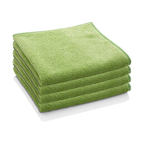E-Cloth Microfiber Cloth, World's Leading Premium Microfiber Cleaning Cloth, Twice as Durable as Competition, 1 Year Guarantee, Ideal for Kitchen, Countertops, Sinks, and Bathrooms, Green, 4 Pack - color: Lime Green - 4 Pack, size: Retail Packaging