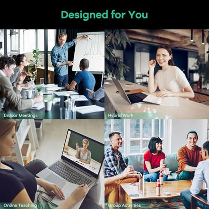 TONGVEO PTZ Camera AI Auto Tracking 12X Optical Zoom Conference Room Camera Wide View HDMI/USB3.0 60fps 1080P Video Conference for Church Worship Meeting Online Learn with Zoom YouTube OBS and More - color: Phantom