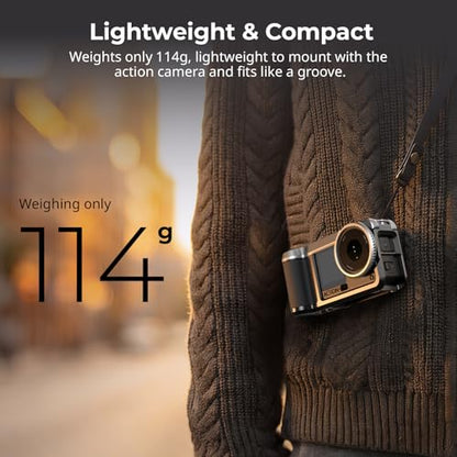 SMALLRIG Street Grip Kit for DJI Osmo Action 6, Aluminum Cage with Cold Shoe, Shoulder Strap, Lens Protection Ring, Protective Frame with 1/4"-20 Locating Holes, for Street Photography - 5891 - style: All-in-One Street Grip Kit