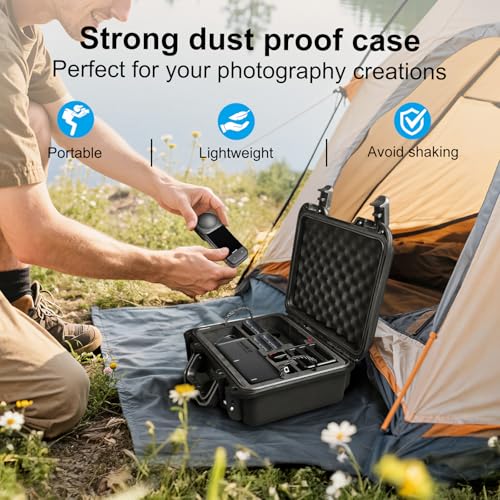 Lekufee Waterproof Carrying Case for Insta360 X5, Insta360 X4 Air, Insta360 X4, Insta360 X3 Camera and Other Accessories(Case Only)