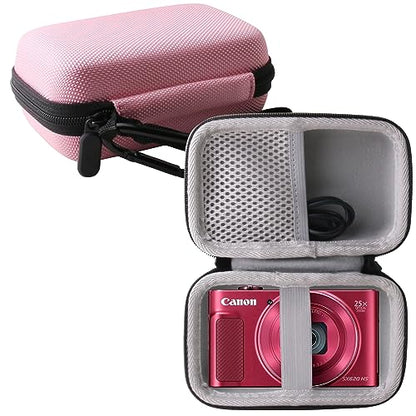 Hard Carrying Case Compatible with Canon PowerShot SX720 SX620 SX730 SX740 G7X/G7X Mark III/G7X Mark II Digital Camera (Storage case, Pink) - color: Storage case, Pink