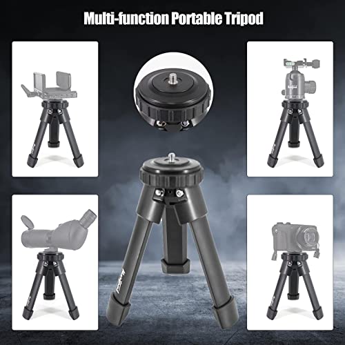 HUNTPAL Portable Shooting Stick Tripod Gun Rest | Portable, Adjustable Height, Compact Aluminum Construction, For Range Table Shooting Target Practice - color: Tripod-601: 6.1"-7.9"