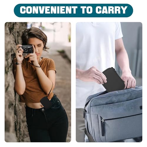 Camera Case for Olympus Tough TG-7 / OM System TG-6 / TG-5 / TG-4 Waterproof Digital Camera - Black (CASE ONLY) - color: Black