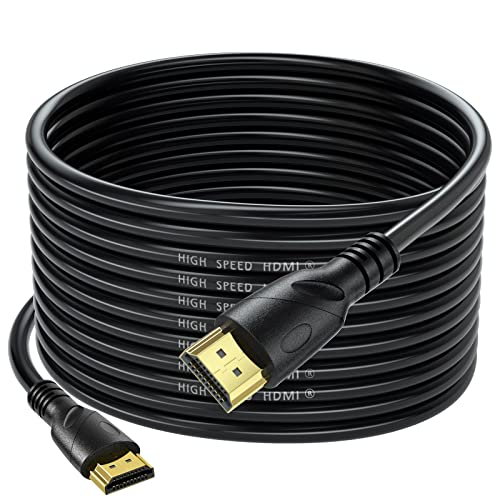 4K HDMI Cable 30ft Ultra High Speed HDMI 2.0 Cables 4K@60Hz 18gbps, Gold Plated Connector,Ethernet Audio Video Return,Compatible for 1080p 3D HDTV PC Xbox Arc Laptop PS3/4/5/9 etc - size: 30FT
