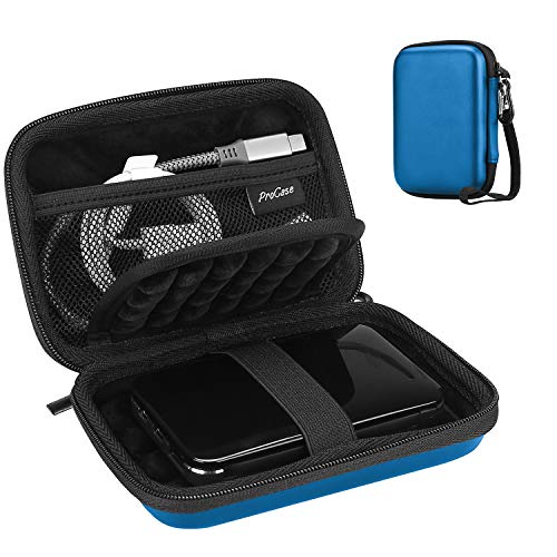 ProCase External Hard Drive Travel Case for 2.5" HDD/SSD -Navy | Fits Seagate Portable, Samsung T9, WD Elements, My Passport, Toshiba Canvio Basics, 1TB-5TB Drives, USB 3.0 HDD/SSD Storage - color: Navy