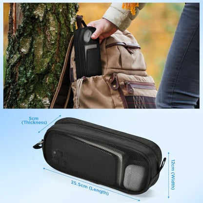 Electronics Organizer Travel Case,Zipper Mesh Tech Pouch Accessories Carry Storage for Mouse,Cord,Cables,USB Flash Drive,Hard Drive,Essentials