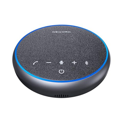 Conference Speakerphone, 3 AI Mics 360 Voice Pickup, Smart Noise Cancelling, Portable Speaker for Video Calls, Home Office & Small Team Meetings - color: FreeChat 101(3 Mics)