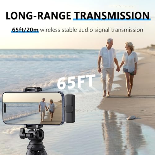 4 Pcs Professional Wireless Lavalier Microphone for Type C Phone Laptop PC K9 Dual Mics 4 Transmitter 2 Receiver Furry Windscreen USB Adapter 2/4 Person Video Mic for Vlog Interview Podcast