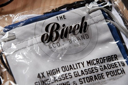 Birch THE CO. BRAND 4X Microfiber Sunglasses Glasses Gadgets Cleaning & Storage Pouch