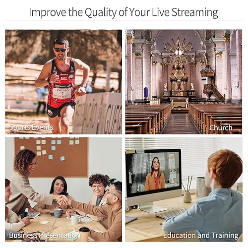 FEELWORLD LIVEPRO L1 V1 Multi Camera Video Mixer Switcher 2 Inch LCD Display 4 x HDMI Inputs USB 3.0 Output Format Real Time Production Live Streaming Lightweight