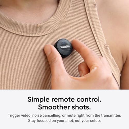 Insta360 Mic Air Transmitter, 7.9g Ultralight, Wireless Microphone, Noise Cancelling, Vlog, Streaming, Compatible Luna Ultra/X5/X4/X4 Air/Ace Pro 2/GO Ultra - style: Mic Air Transmitter