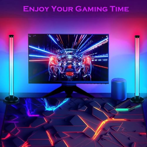 3D Neon Geometric Gaming Mouse Pad – Blacklight Large Extended Glow in the Dark Waterproof E-Sports Desk Mat with Non-Slip Base for Gamers & Office - 31.5" x 11.8" - color: Geometric I