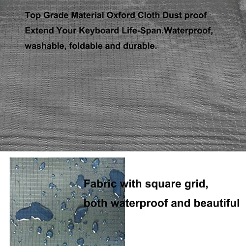 Computer Monitor Dust Cover Anti-Static Dustproof Protective Cover for LCD/LED/HD Panel Case Computer Sleeve Compatible with PC, Desktop and TV (27inch,Black)