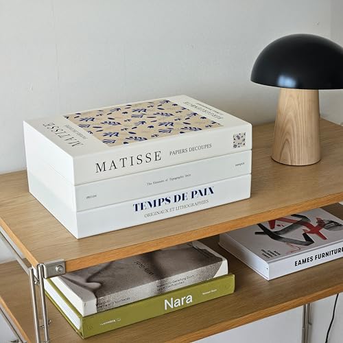Book Shape Decorative Cable Management Box - Expandable Cable Organizer Box with Magnetic Closure for Home & Office (Blue Coral, Large Set) - color: Blue Coral, size: Large Set
