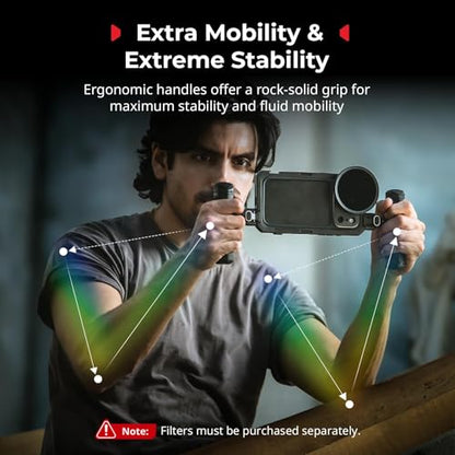 SmallRig Phone Video Cage Dual Handheld Kit for iPhone 17 Pro Max, Phone Rig with Wireless Quick Release Side Handle, 17mm T-Mount Lens Backplate for Video Recording/YouTube/Live Streaming/Vlog - 5541 - style: Dual Handheld Kit