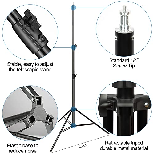 Photography Light Stand 9.33 Ft/ 2.8M Heavy Duty Aluminum Light Tripod Stand Photography Photo Studio Lighting Stand for Photography Studio, Umbrella, Backdrop, LED Panel, Speedlite Flashes, Reflector - size: Light Stand KT1