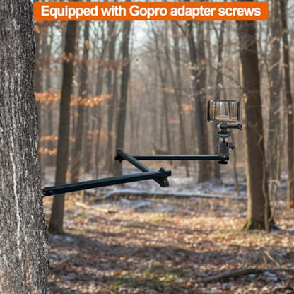 Tree Stand Phone Mount for Hunting,Camera Arm for Hunting,Treestand Phone Holder for Self Filming Hunts, Compatible Gopro,Trail Camera, iPhone, Mevo Start