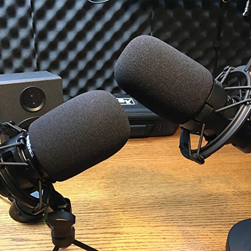 Microphone Covers Foam 1-Pack, High Density Foam Mic Windshield Pop for Mic Condenser Microphone - size: Large