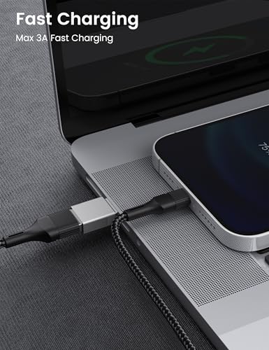Fidioto USB 3.0 Male to Male Adapter, Dual Port High-Speed Data Extension Connector with 5Gbps Transfer, Aluminum Alloy Housing, Compatible with HDDs/USB Drives/Printers - color: A Male-A Male