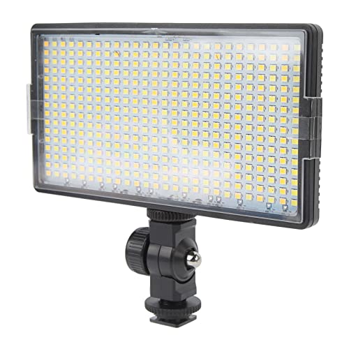 LED Video Light, 30W 416Pcs LED Light Panel Portable Camera Camcorder Video Light, Multi Angle Adjustment, Photo Lighting Fill Lamp for Live, Streaming, Photography