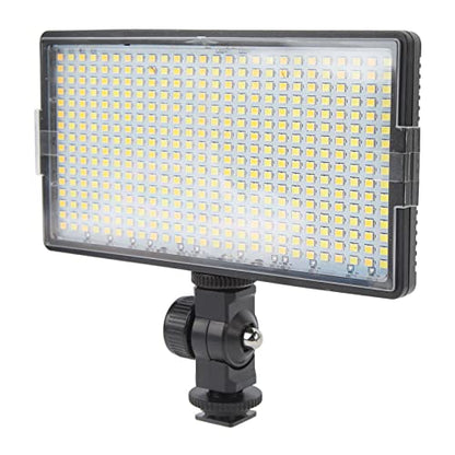 LED Video Light, 30W 416Pcs LED Light Panel Portable Camera Camcorder Video Light, Multi Angle Adjustment, Photo Lighting Fill Lamp for Live, Streaming, Photography