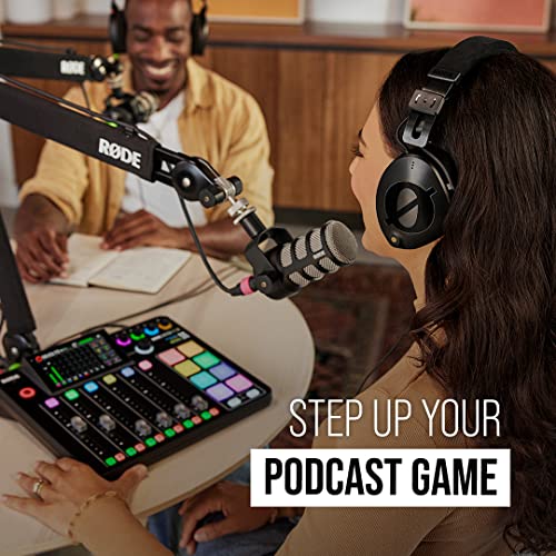 RØDE PodMic Cardioid Dynamic Broadcast Microphone — XLR Output, Requires Audio Interface (RØDECaster, AI-1, or similar). For USB Plug-and-Play, see PodMic USB. | Broadcast-Grade Dynamic Cardioid Xlr Mic, Built-in Pop Filter, Shockmount, Swing Mount, Requi