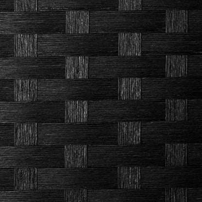 Red Lantern 2 ft. Short Woven Fiber Folding Screen - 6 Panel - Black - color: Black, size: 6 Panel