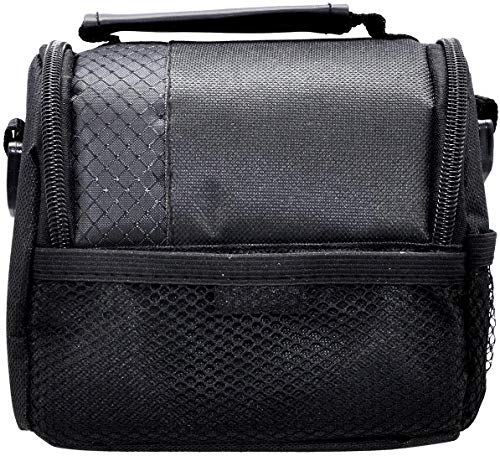 eCostConnection Small Padded Camera Bag with Shoulder Strap – Compact DSLR & Mirrorless Camera Carrying Case, Lightweight Protective Crossbody Case - style: A)small